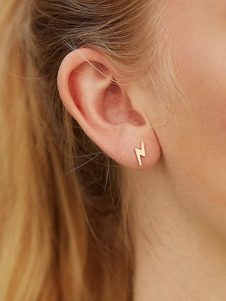 EDBLAD | Pendientes LIGHTNING Oro | Oro