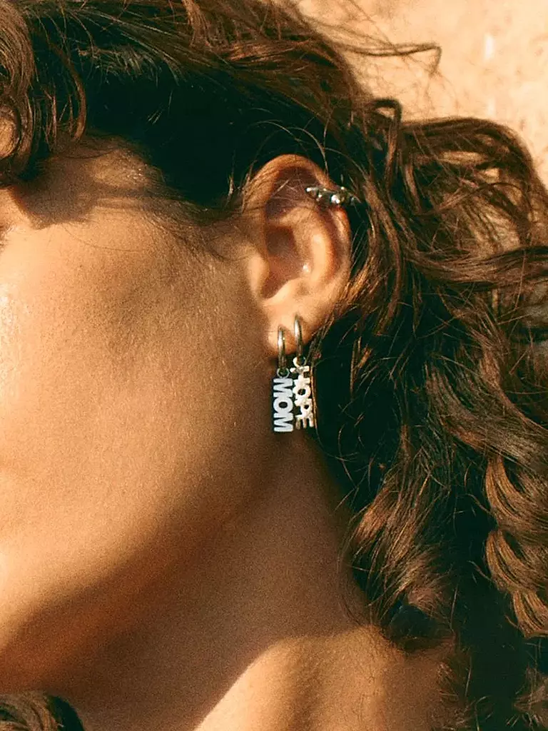 EDBLAD | Pendientes MOM Steel | Plata