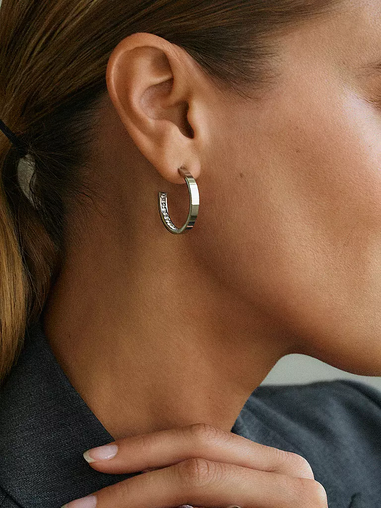EDBLAD | Pendientes MONACO Small Steel | Plata