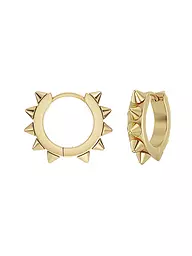 EDBLAD | Pendientes PEAK HOOPS ICON Large Steel | Oro
