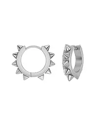 EDBLAD | Pendientes PEAK HOOPS ICON Large Steel | Plata