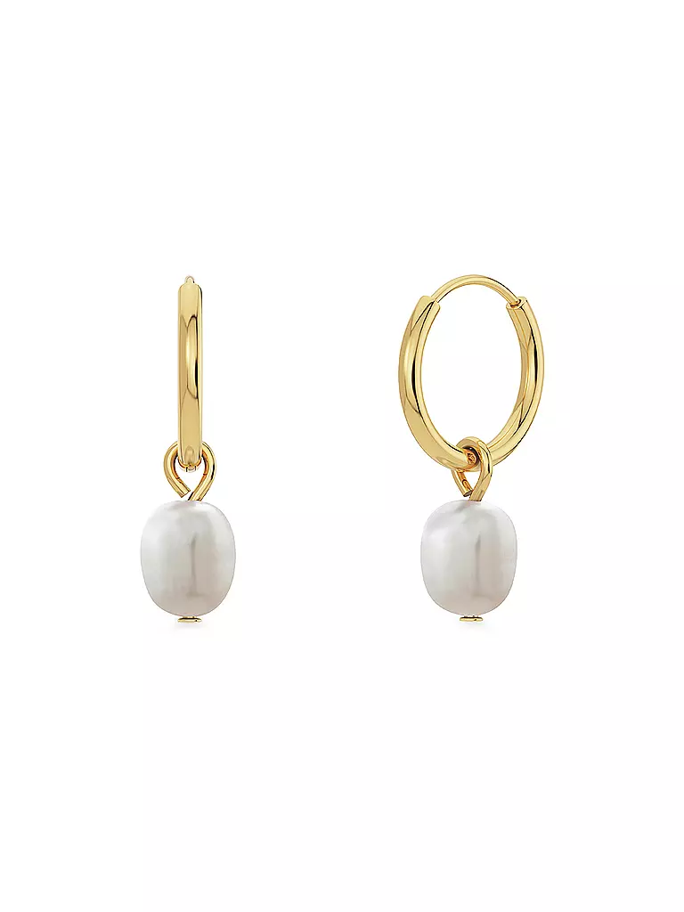 EDBLAD | Pendientes PERLA HOOPS Oro | Oro