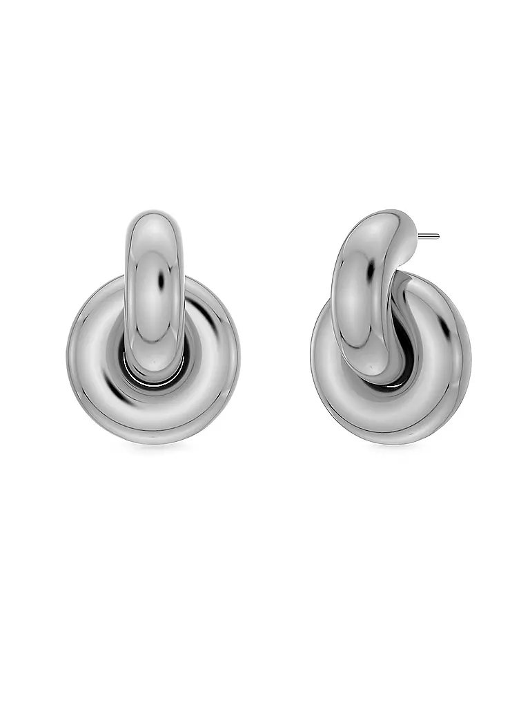EDBLAD | Pendientes REDONDO STUDS Acero | Plata