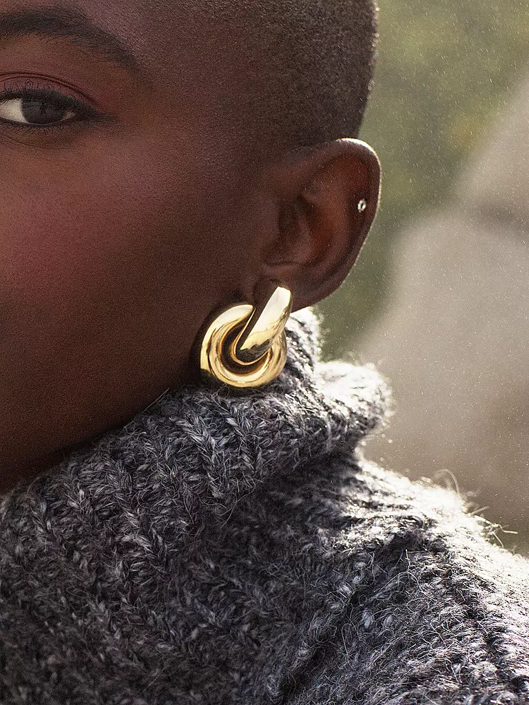 EDBLAD | Pendientes REDONDO STUDS Oro | Oro