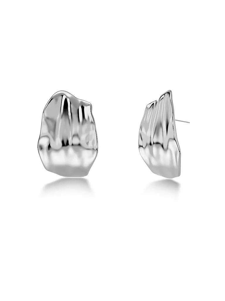 EDBLAD | Pendientes TIDAL Large Steel | Plata