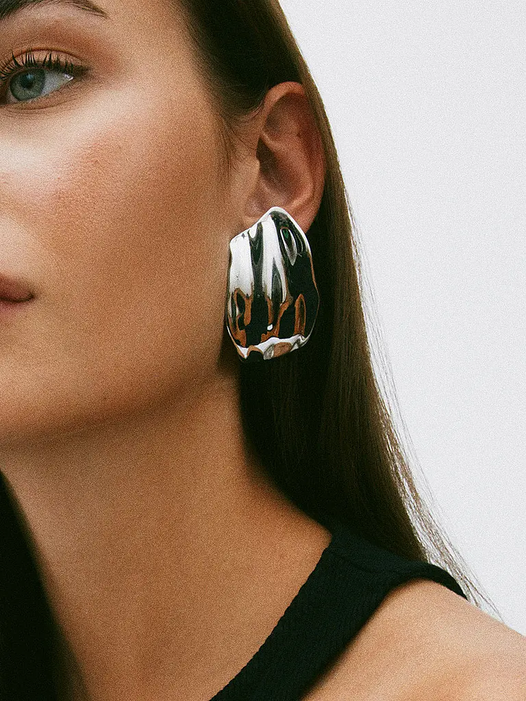 EDBLAD | Pendientes TIDAL Large Steel | 