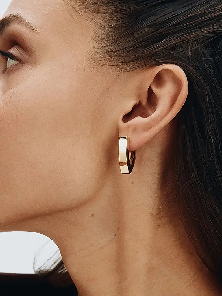 EDBLAD | Pendientes VALLEY HOOPS Large Gold | Oro