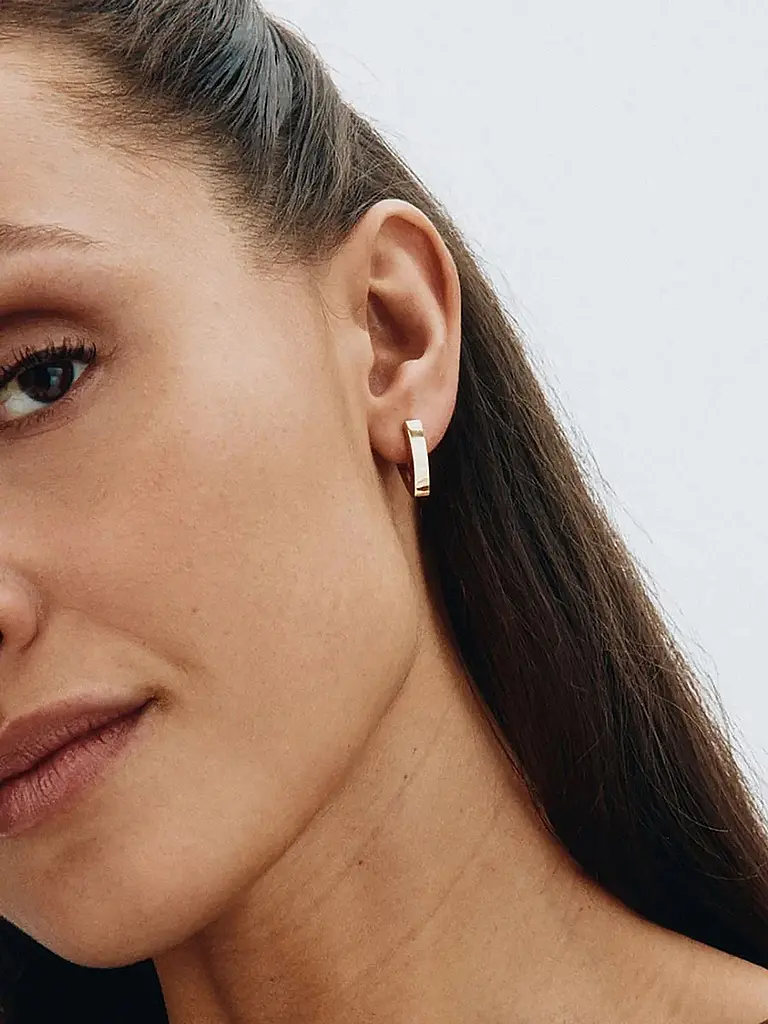 EDBLAD | Pendientes VALLEY HOOPS Small Gold | Oro