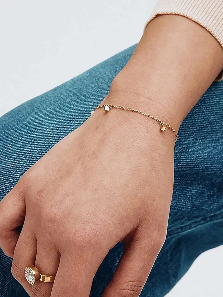 EDBLAD | Pulsera DICE BRACELET Gold | Oro
