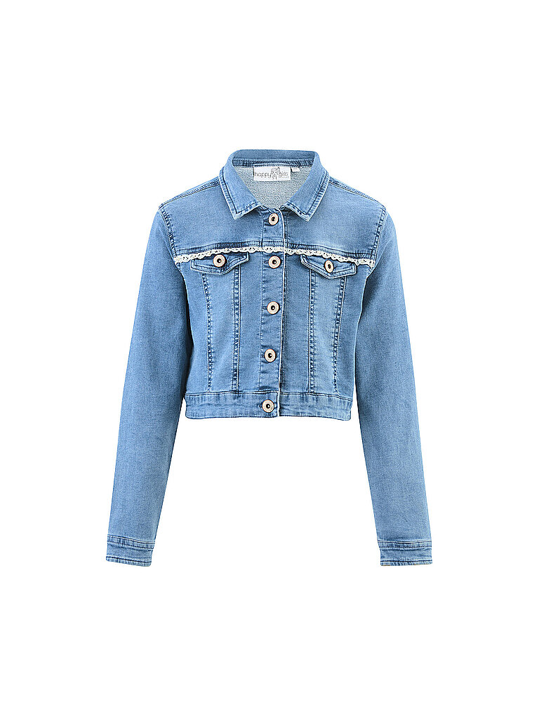 Eisend Chaqueta vaquera para niña azul