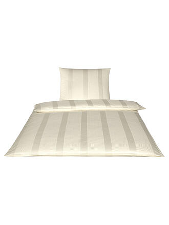 ELEGANTE | Ropa de cama de damasco Metropolis 70x90cm/140x200cm Naturaleza