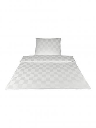 ELEGANTE | Ropa de cama de damasco " 70x90cm/140x200cm (Blanco)