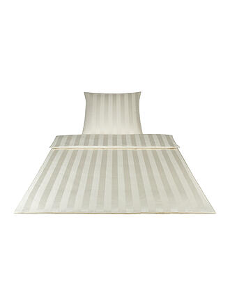 ELEGANTE | Ropa de cama de damasco " 70x90cm/140x200cm (Crema)