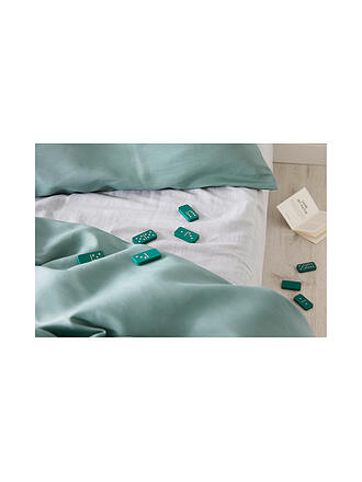 ELEGANTE | Ropa de cama de medio lino Breeze 70x90cm/140x200cm Petróleo