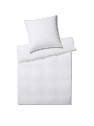 ELEGANTE | Juego de cama de punto Jersey SOLID 70x90cm / 140x200cm Blanco