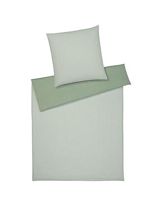 ELEGANTE | Juego de cama de franela reversible TENDER 140/200CM Verde