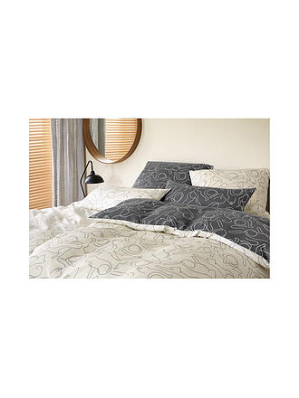 ELEGANTE | Ropa de cama de satén CATS 70x90/140x200cm Gris claro