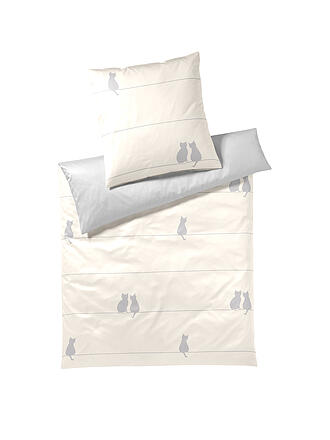 ELEGANTE | Ropa de cama de satén YOU & ME 70x90/140x200cm Naturaleza