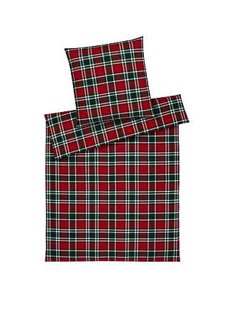 ELEGANTE | Ropa de cama de franela MANCHESTER 70x90cm/140x200cm Rojo
