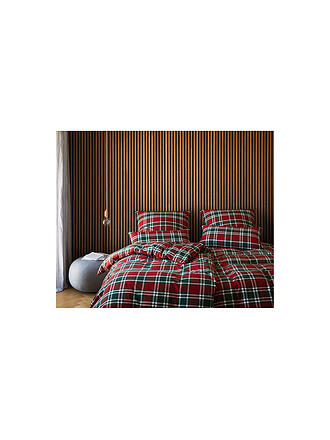 ELEGANTE | Ropa de cama de franela MANCHESTER 70x90cm/140x200cm Rojo