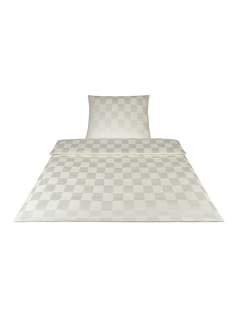 ELEGANTE Ropa de cama de damasco 70x90cm/140x200cm (Crema) crema