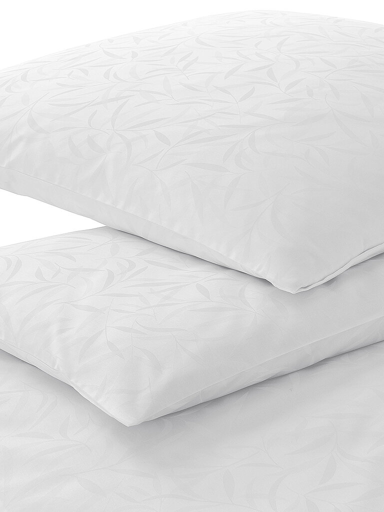 ELEGANTE Ropa de cama de damasco MURIEL 70x90cm/140x200cm Blanco blanco