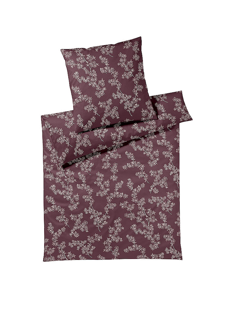 ELEGANTE Juego de cama de punto CHERRY BLOSSOM 140x200cm Puder baya