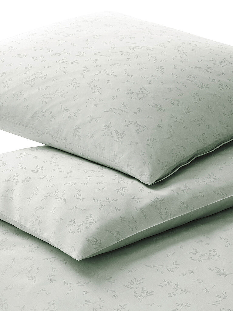 ELEGANTE Ropa de cama de damasco DELIGHT 70x90cm/140x200cm Verde pastel verde