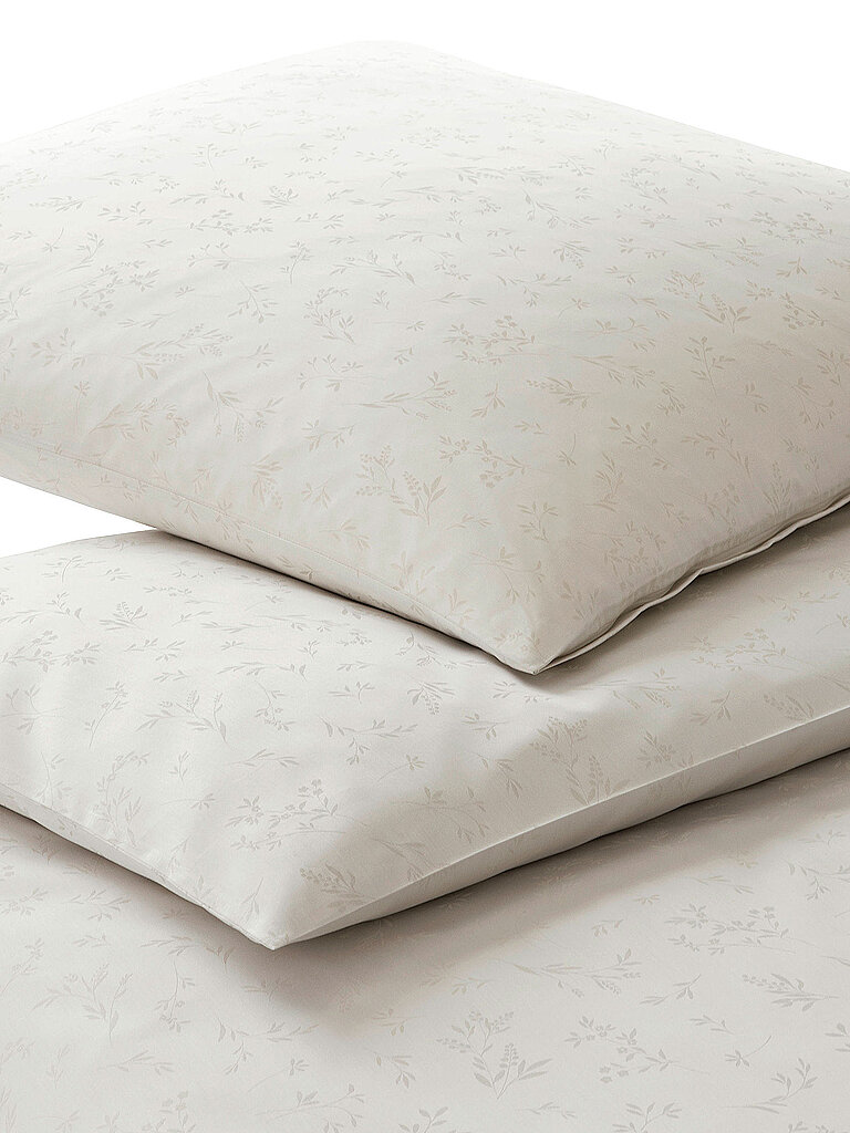 ELEGANTE Ropa de cama de damasco DELIGHT 70x90cm/140x200cm Natural beige