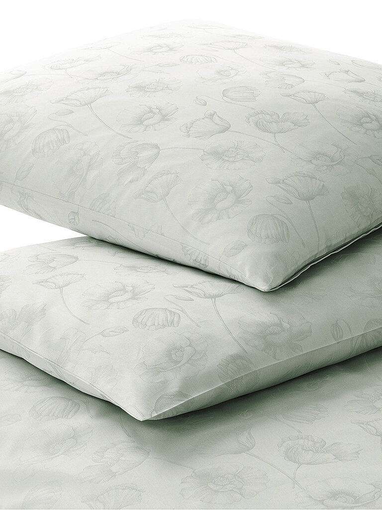 ELEGANTE Ropa de cama de damasco POPPY 70x90cm/140x200cm Verde pastel verde