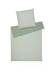 ELEGANTE | Juego de cama de franela reversible TENDER 140/200CM Verde | Verde claro