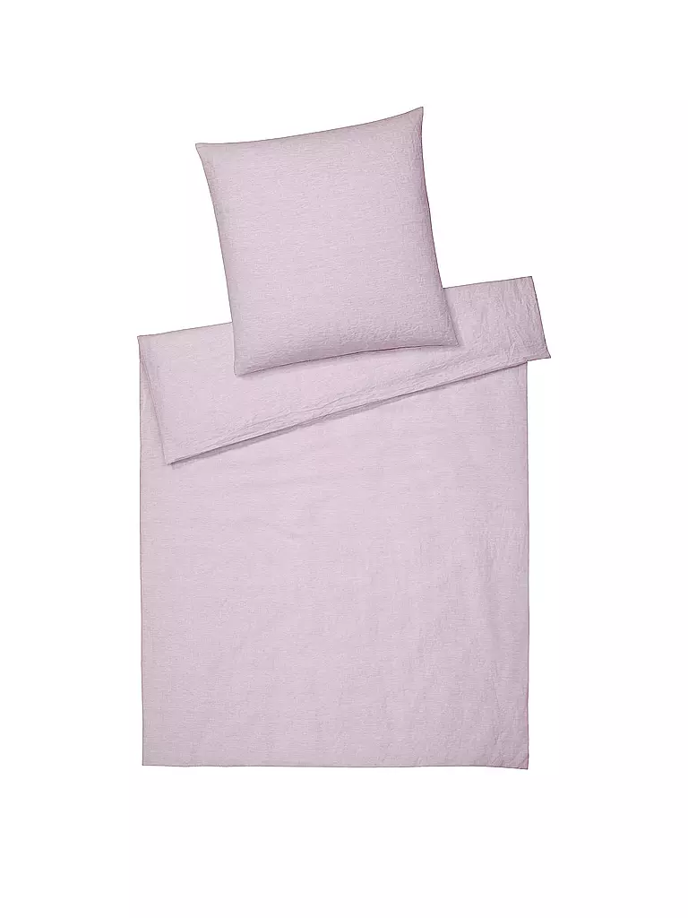 ELEGANTE | Juego de cama de medio lino Breeze 70x90cm/140x200cm Lila | Lila