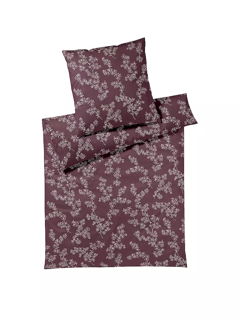 ELEGANTE | Juego de cama de punto CHERRY BLOSSOM 140x200cm Puder | Baya