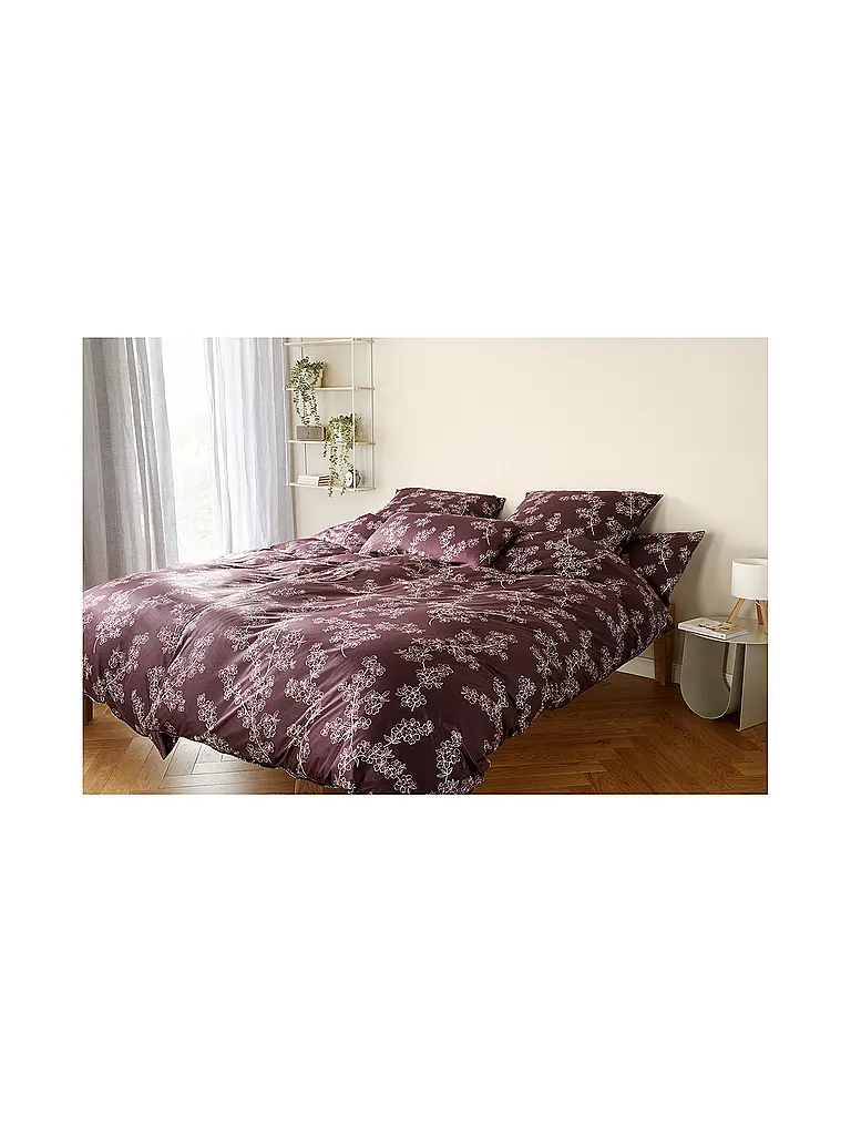 ELEGANTE | Juego de cama de punto CHERRY BLOSSOM 140x200cm Puder | Baya