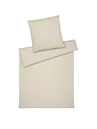 ELEGANTE | Juego de cama de punto Jersey 70x90cm / 140x200cm CORD Crema | Crema