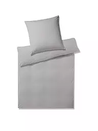 ELEGANTE | Juego de cama de punto Jersey SOLID STRIPE 140/200CM Grafito | Gris