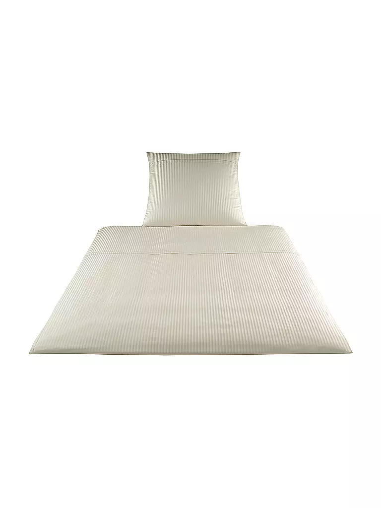 ELEGANTE | Ropa de cama de damasco Milano 70x90cm/140x200cm Naturaleza | Beige