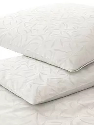 ELEGANTE | Ropa de cama de damasco MURIEL 70x90cm/140x200cm Verde pastel | Crema