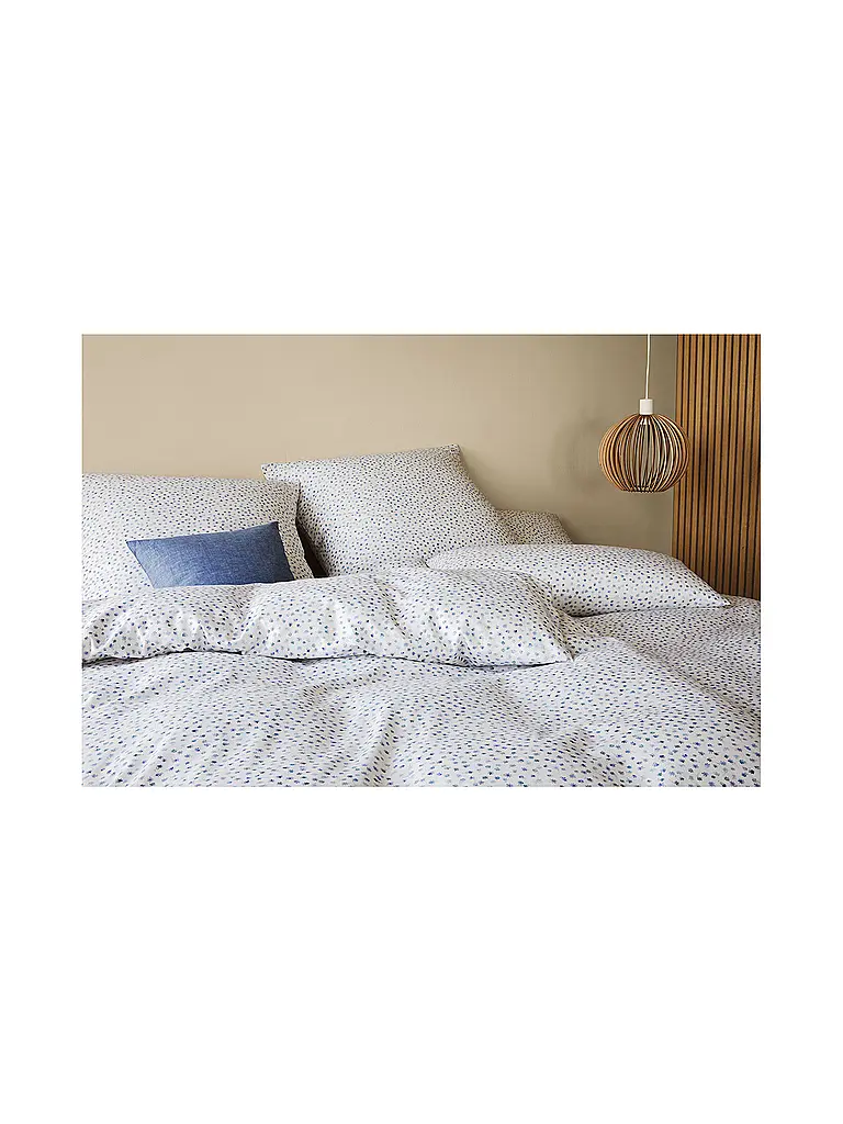 ELEGANTE | Ropa de cama de franela PREPPY 70x90cm/140x200cm Azul | Azul claro