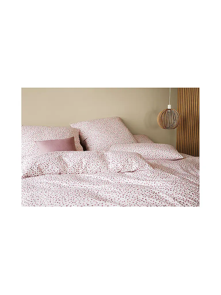 ELEGANTE | Ropa de cama de franela PREPPY 70x90cm/140x200cm Rosa | Rosa