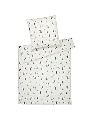 ELEGANTE | Ropa de cama de franela WINTERWALD 70x90cm/140x200cm Blanco | Blanco