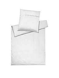 ELEGANTE | Ropa de cama de satén 70x90cm / 140x200cm EL GRECO Naturaleza | Blanco