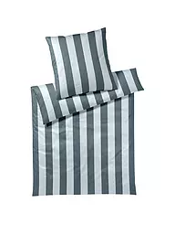 ELEGANTE | Ropa de cama de satén 70x90cm/140x200cm NIGHT STRIPE Azul | Azul oscuro