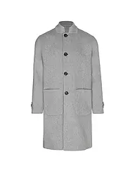 ELEVENTY | Abrigo de lana reversible | Gris claro