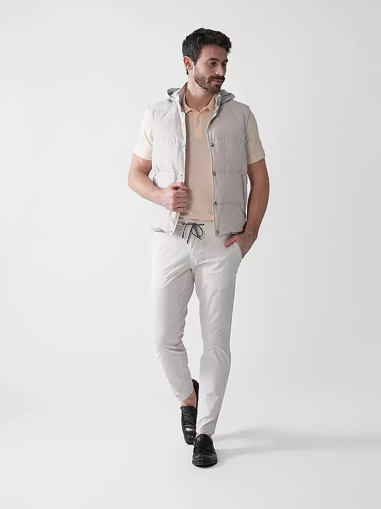 ELEVENTY | Chaleco acolchado de plumón LOROPAINA | Beige