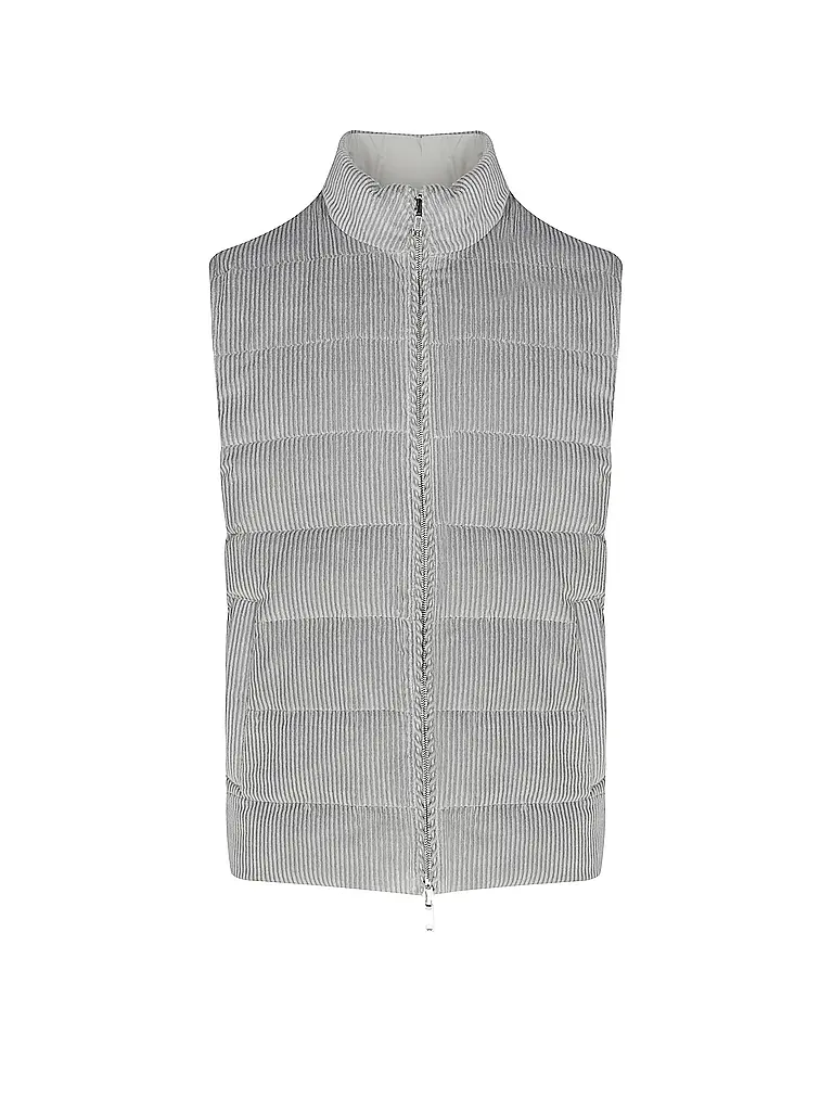 ELEVENTY | Chaleco reversible | Gris claro