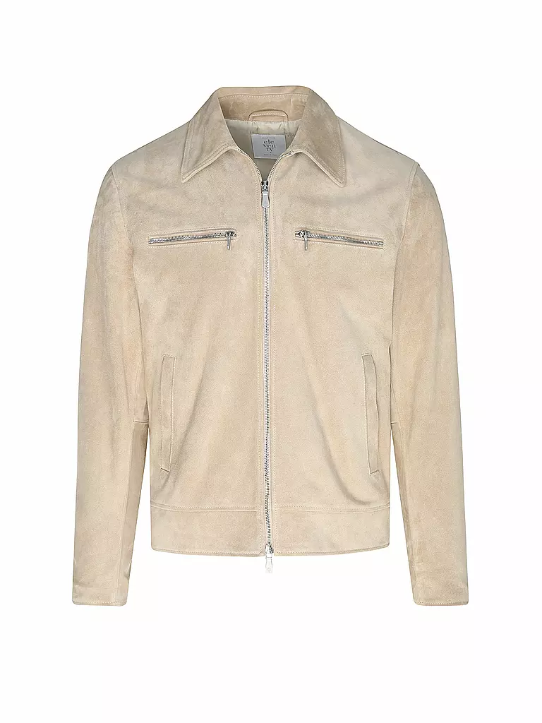 ELEVENTY | Chaqueta de cuero | Beige