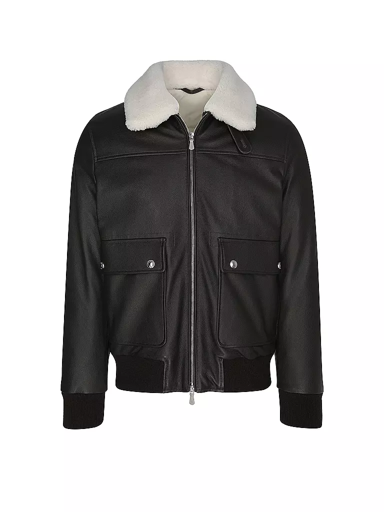 ELEVENTY | Chaqueta de cuero | Marrón