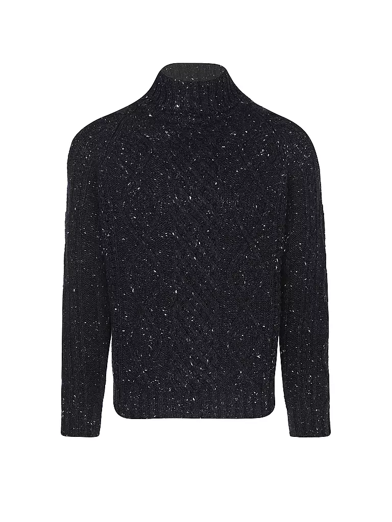 ELEVENTY | Jersey de cuello alto | Azul oscuro