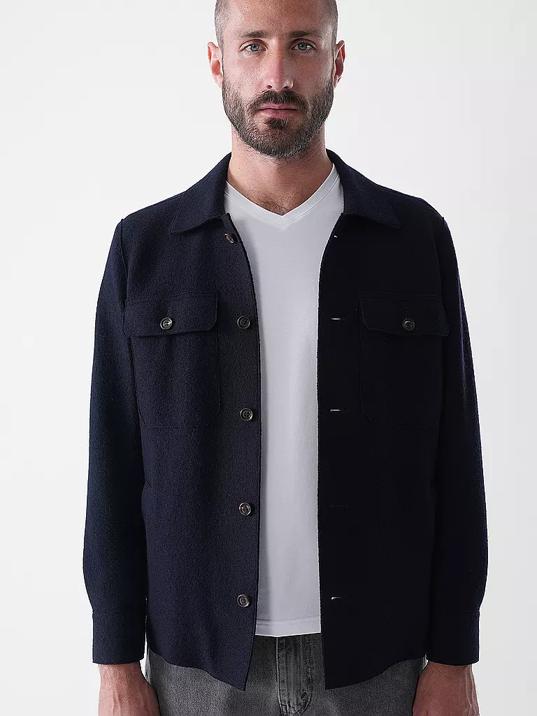 ELEVENTY | Sobrecamisa | Azul oscuro